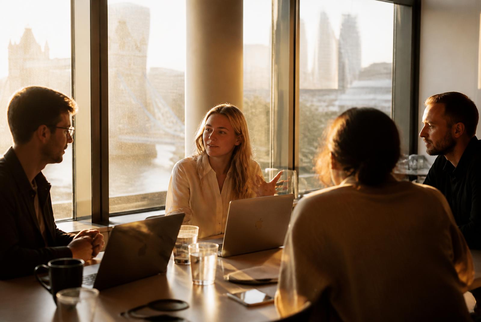 The Net Zero Benefits team at work